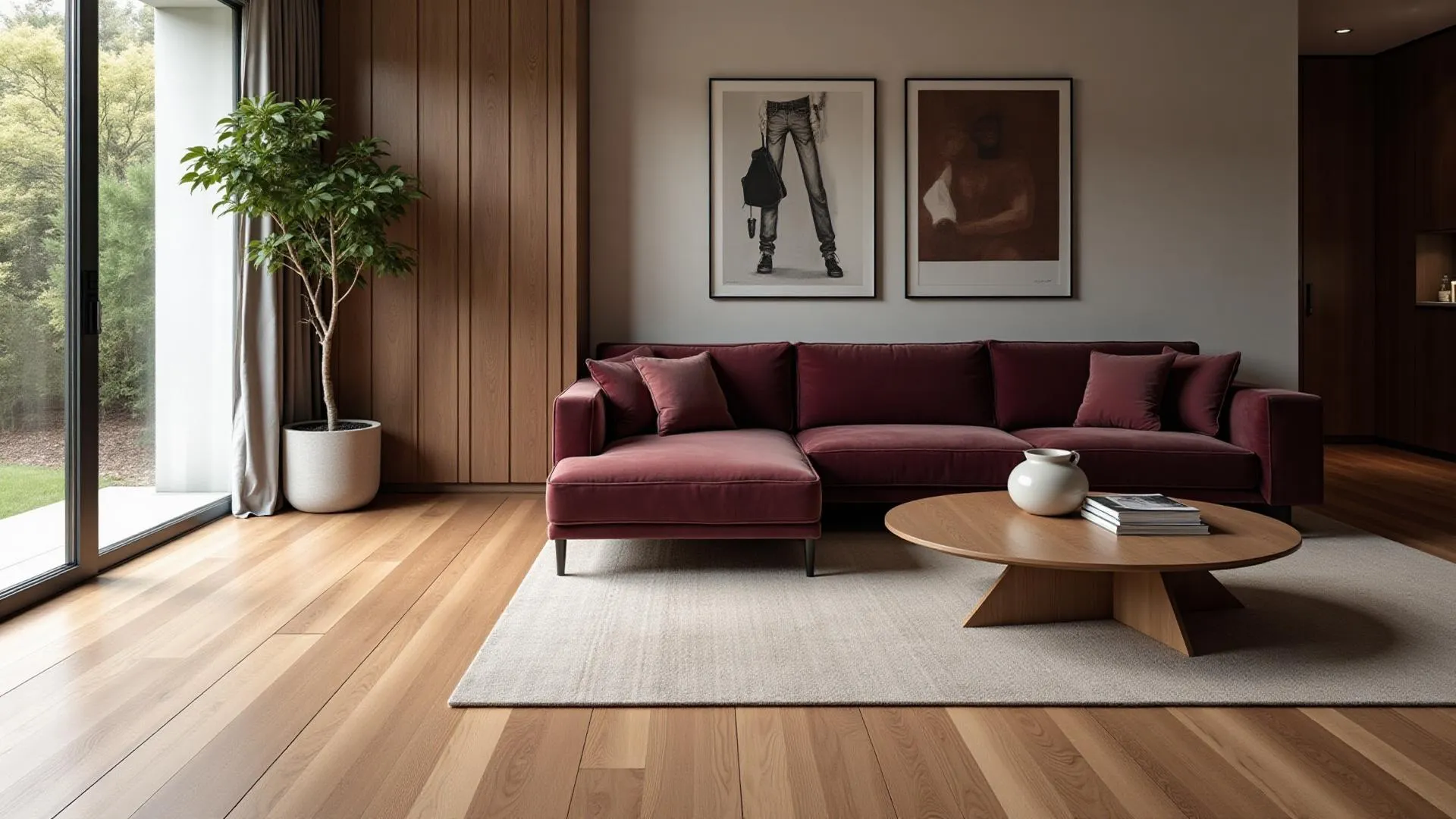 A premium finished interior used as a campaign visual